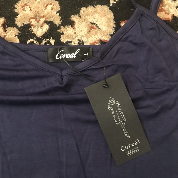 Dark blue Coreal Spaghetti strap dress - Picture 2 of 16